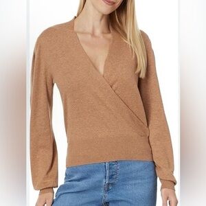 LILLA P 🌷-  Wrap Front Knit in Camel